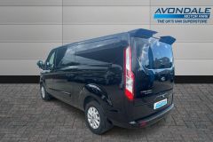 FORD TRANSIT CUSTOM 300 LIMITED LWB L2 BLACK AUTOMATIC REAR TAIL GATE VAN IDEAL CAMPER DAY VAN - 4377 - 5