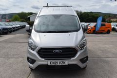 FORD TRANSIT CUSTOM 340 LIMITED P/V MHEV ECOBLUE170 BHP L2 H2 LWB HIGH ROOF SILVER EURO 6 VAN  - 4403 - 11