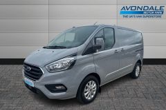 FORD TRANSIT CUSTOM 280 LIMITED AUTOMATIC SWB L1 GREY MATTEWITH NAV AND ROOF BARS - 4344 - 1