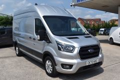 FORD TRANSIT 350 LIMITED L3 H3 170 BHP RWD SILVER EURO 6 VAN WITH TWIN SIDE DOORS  - 4385 - 12