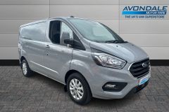 FORD TRANSIT CUSTOM 280 LIMITED AUTOMATIC SWB L1 GREY MATTEWITH NAV AND ROOF BARS - 4344 - 9