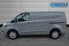 FORD TRANSIT CUSTOM 280 LIMITED AUTOMATIC SWB L1 GREY MATTEWITH NAV AND ROOF BARS - 4344 - 4