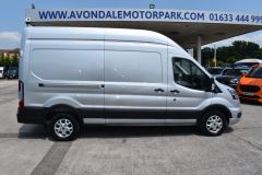 FORD TRANSIT 350 LIMITED L3 H3 170 BHP RWD SILVER EURO 6 VAN WITH TWIN SIDE DOORS  - 4385 - 11