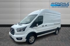 FORD TRANSIT 350 LIMITED L3 H3 170 BHP RWD WHITE EURO 6 VAN WITH TWIN SIDE DOORS  - 4393 - 1